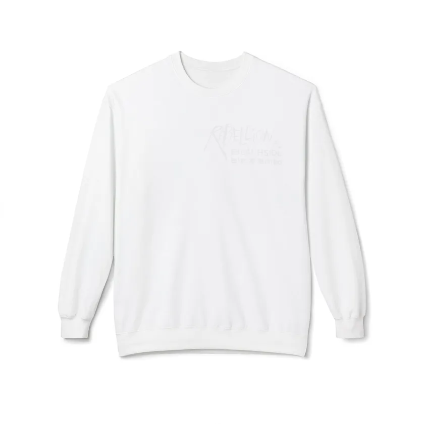 Rebellion Skeleton Crewneck Sweatshirt – Casual Unisex Fleece for Halloween & Party Vibes — Rebellion merch